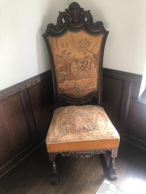 Antique Embroidered Chair