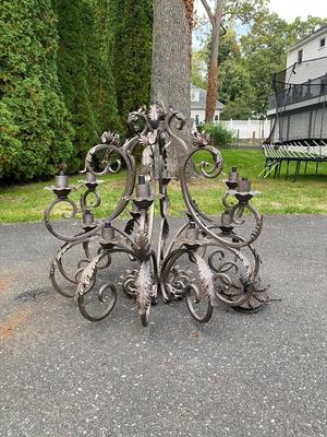 Arte de Mexico Wrought Iron Chandelier