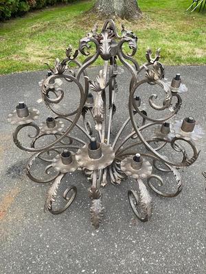 Arte de Mexico Wrought Iron Chandelier