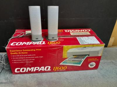 Compaq IJ600 Printer with new Computer speakers