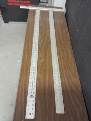 Metal "T" and Ruler Marshalltown / Johnson Level & Tool MFG. Co,