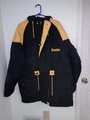 Mirage NFL First String Hooded Pittsburg Steelers Coat size XL