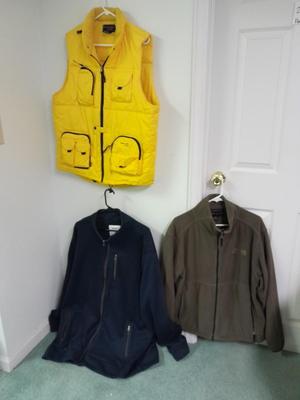 Men's Triple five Down Vest XL and two Jackets