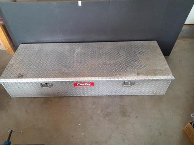 Diamond plate chrome truck toolbox Competitor series (no keys) Full size 8'