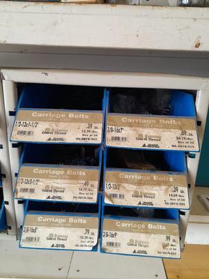 Metal hardware organizer with contents (1)