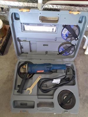 Ryobi 4.5" Angle Grinder Model AG451 with case and instruction manual