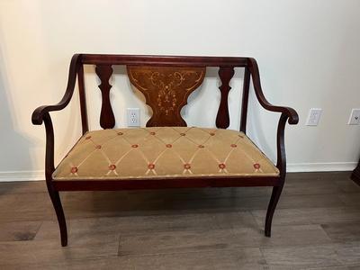 Vintage Solid Wood Bench