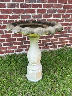 Concrete Bird Bath