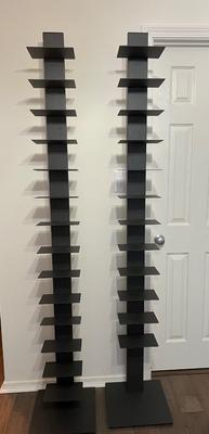 Sapiens 80 INCH Adjustable Bookcase Tower Pair