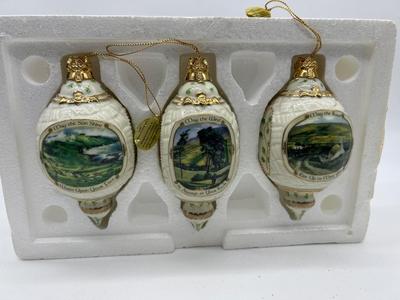 BRADFORD EDITION Irish Blessings Heirloom Porcelain Ornament Collection