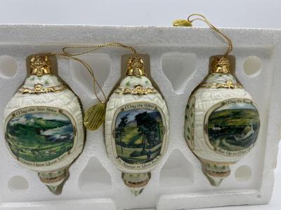 BRADFORD EDITION Irish Blessings Heirloom Porcelain Ornament Collection