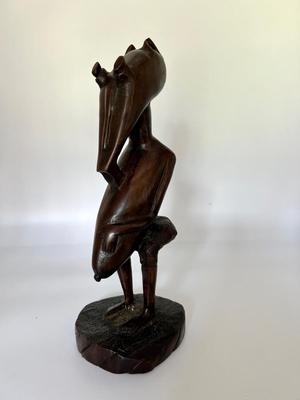 Unusual Bamana African Zoomorphic carved Figure