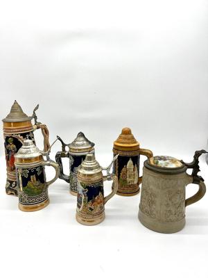 Beer Steins Set Of 6