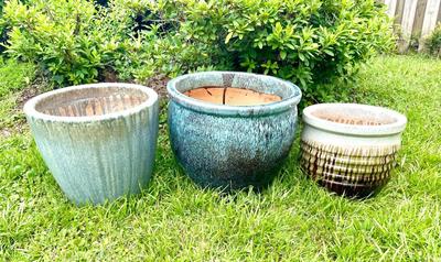 Summertime Ceramic Planters