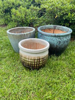 Summertime Ceramic Planters