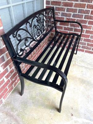 Outdoor Metal Bench