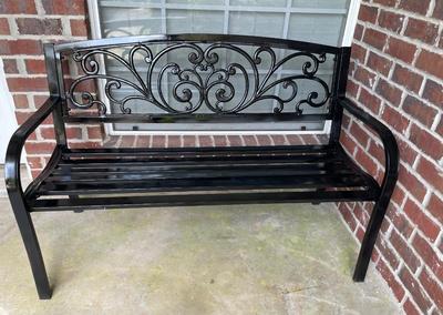 Outdoor Metal Bench