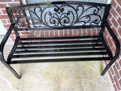 Outdoor Metal Bench