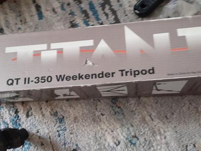 Titan II QT 11-350 Weekender camera Tripod