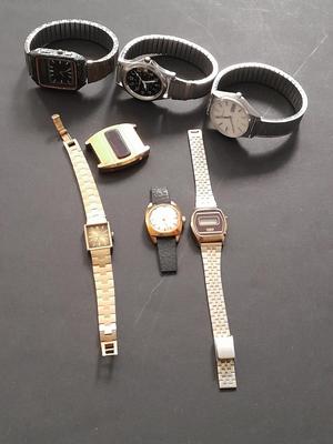Wrist watches for repair Men's and Women's Timex, digital, and Durastead