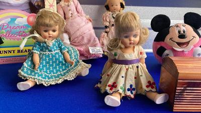 MADAM ALEXANDER DOLL, and SOME SUPER OLD OTHER VINTAGE  LITTLE DOLLS