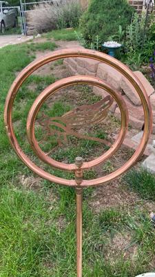 Spinning Copper Sprinkler and some Pretty Little pots