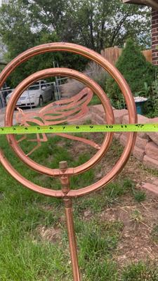Spinning Copper Sprinkler and some Pretty Little pots