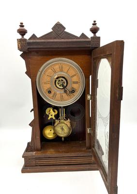 Antique WM. L. GILBERT CLOCK CO. Chime  Clock