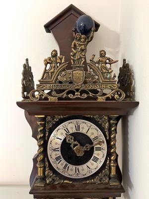Antique French Pediment Clock *Read Details