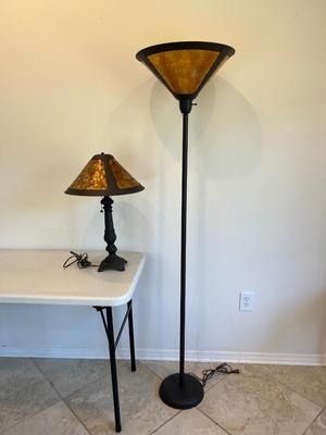 Matching Floor  Lamp & Table Lamp