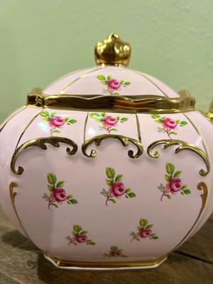 1930s SADLER England Pink Teapot