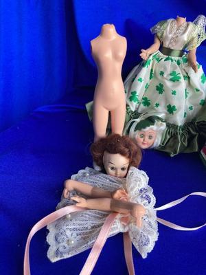 MORE LOVELY HEADLESS DOLLS IN NEED OF A NECKBONE AND AN ANTIQUE PIN CYSII