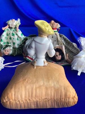 MORE LOVELY HEADLESS DOLLS IN NEED OF A NECKBONE AND AN ANTIQUE PIN CYSII