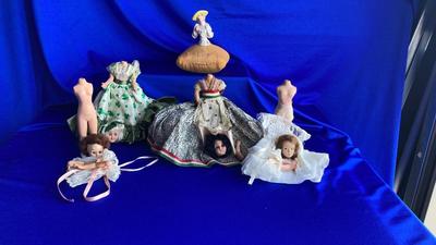 MORE LOVELY HEADLESS DOLLS IN NEED OF A NECKBONE AND AN ANTIQUE PIN CYSII