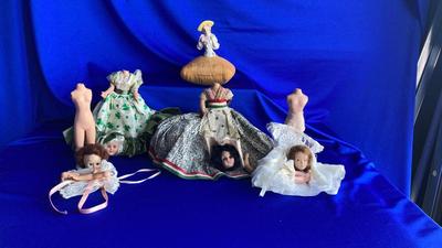 MORE LOVELY HEADLESS DOLLS IN NEED OF A NECKBONE AND AN ANTIQUE PIN CYSII