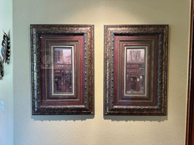 2 FRAMED PICTURES THAT COMPLIMENT EACH OTHER