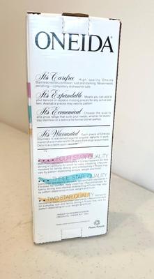 New 1988 Oneida Stainless Flatware Set - 20 Pieces