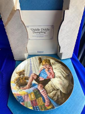 Decorative Norman Rockwell Plates and Tin