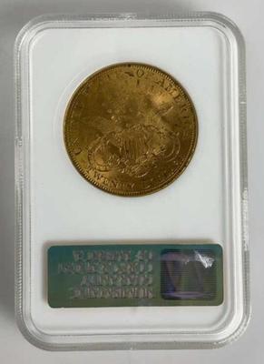 1894 US $20 GOLD LIBERTY NGC MS60