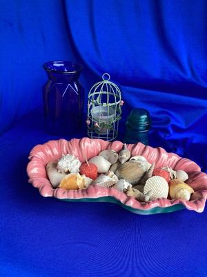 MCM Large Pretty Floral Dish, Sea Shells, Insulator and More!