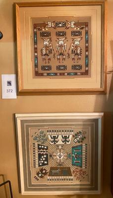 Two Authentic Navajo Sandpaintings