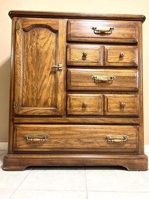 OLD HICKORY OAK Tall Boy Chest