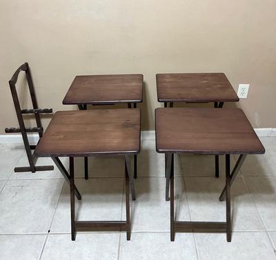 TV Tray Set & Stand