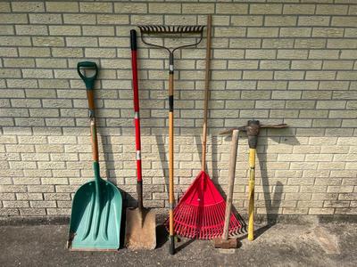 Lot of 6 Outdoor Hand Tools