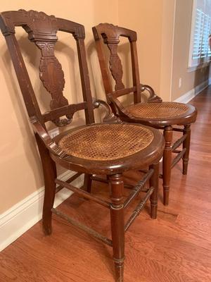 Two Antique Side Chairs