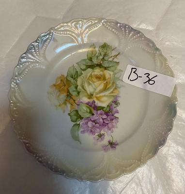 Floral Decorative Plate German