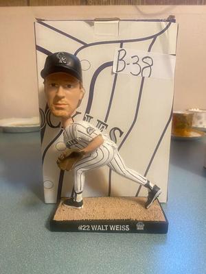 #22 Walt Weiss Bobblehead Figurine with original box