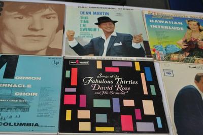 LOT 421.  LOT OF TEN ALBUMS/VARIETY OF MUSIC