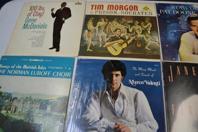 LOT 433. LOT OF TEN ALBUMS/VARIETY OF MUSIC