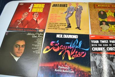 LOT 434. LOT OF TEN ALBUMS/VARIETY OF MUSIC